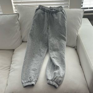 ASOS grey cuffed sweat pants